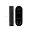 Timbre inteligente Hombli Pack negro blanco IP65 inalámbrico 1080p