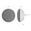 Timbre inteligente Hombli Pack negro blanco IP65 inalámbrico 1080p
