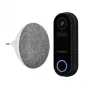 Timbre inteligente Hombli Pack negro blanco IP65 inalámbrico 1080p