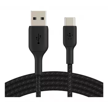 Cable USB Belkin CAB002BT1MBK 1 m USB-A a USB-C negro