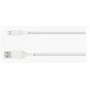 Cable BELKIN Lightning a USB-A, trenzado, 1 m, blanco