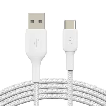 Cable USB Belkin BoostCharge CAB002BT2MWH 2 m USB A a USB C Blanco