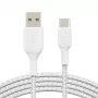 Cable USB Belkin BoostCharge CAB002BT2MWH 2 m USB A a USB C Blanco