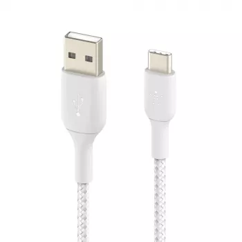 Cable USB Belkin BoostCharge CAB002BT2MWH 2 m USB A a USB C Blanco