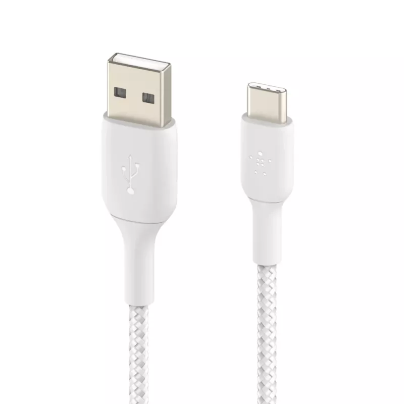 Cable USB Belkin BoostCharge CAB002BT2MWH 2 m USB A a USB C Blanco