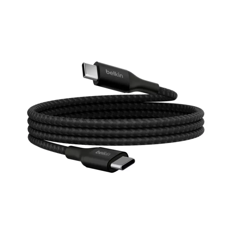 Cable USB BELKIN - Boostcharge - Cable USB-C a USB-C 240 W - 1 m - Negro