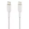 Cable USB Belkin CAB004BT1MWH2PK USB 2.0 1 m USB C blanco