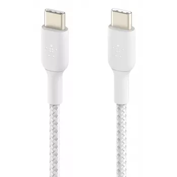 Cable USB Belkin CAB004BT1MWH2PK USB 2.0 1 m USB C blanco