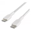 Cable USB Belkin CAB004BT1MWH2PK USB 2.0 1 m USB C blanco