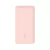 Batería externa BELKIN 10k Mah USB-C/USB-A 15W – rosa