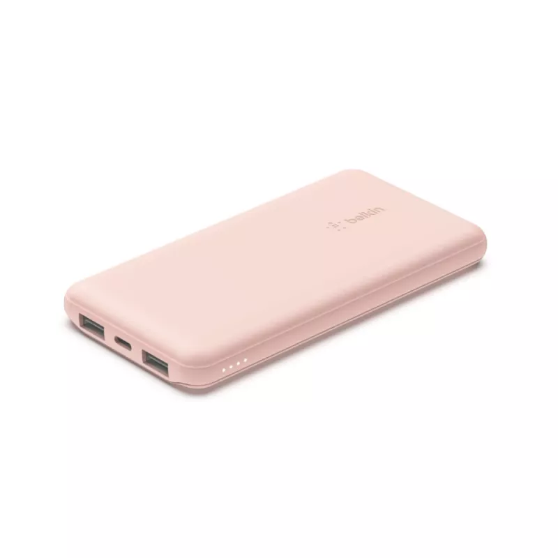 Batería externa BELKIN 10k Mah USB-C/USB-A 15W – rosa