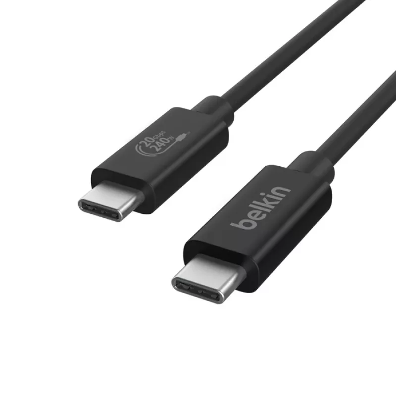 Cable USB Belkin INZ004BT2MBK USB4 Gen 2x2 2 m USB-C Negro