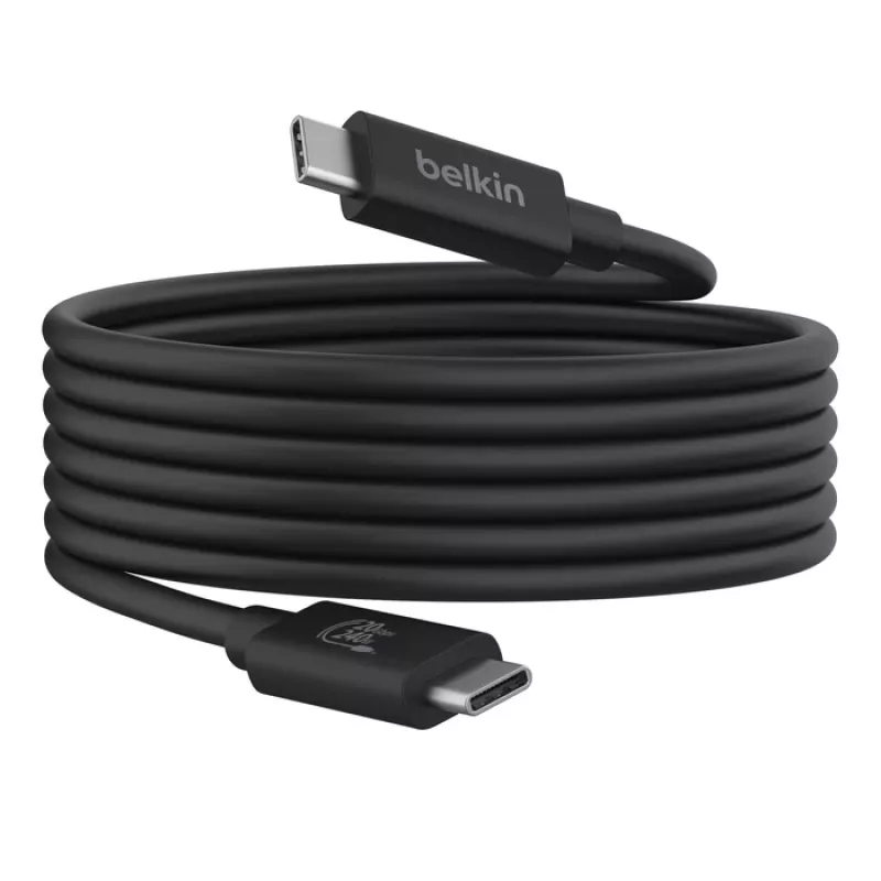 Cable USB Belkin INZ004BT2MBK USB4 Gen 2x2 2 m USB-C Negro