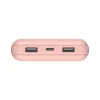 Batería externa BELKIN 20k USB-A y USB-C 15 W Rosa