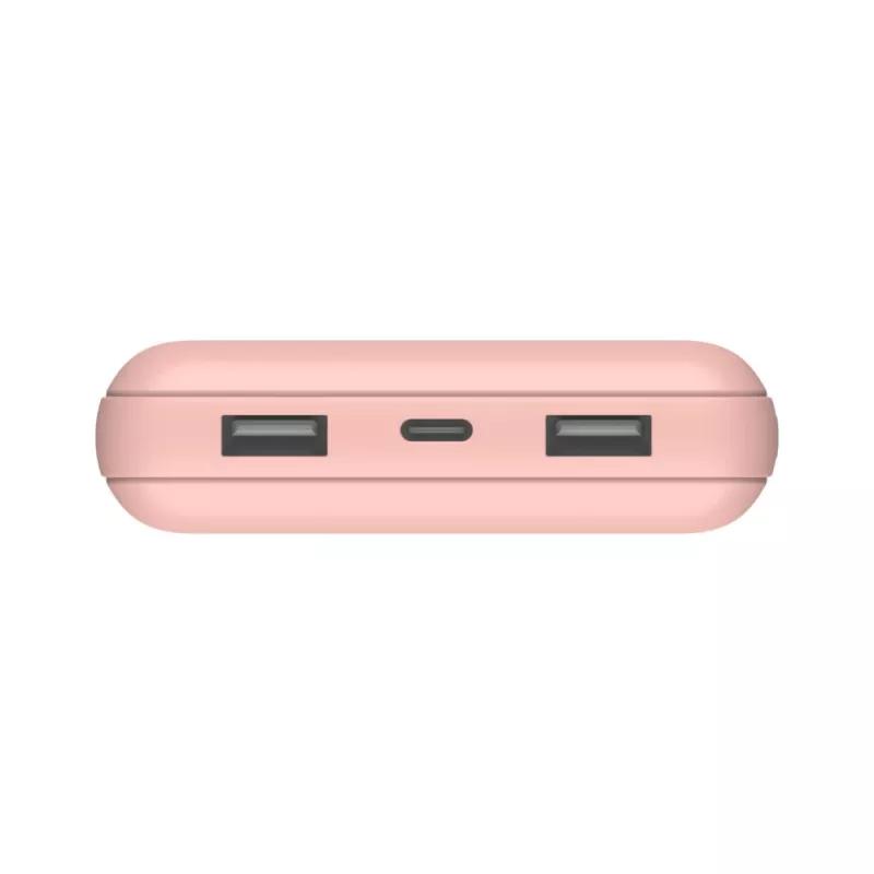 Batería externa BELKIN 20k USB-A y USB-C 15 W Rosa
