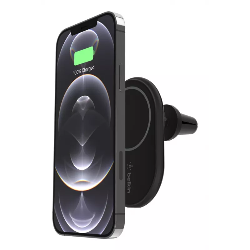 Cargador móvil Belkin WIC004BTBK-NC Coche Inalámbrico Carga rápida Negro