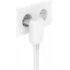 Cargador de pared BELKIN - Boostcharge - Cargador USB-C de 3 puertos - Con PPS 67W - blanco