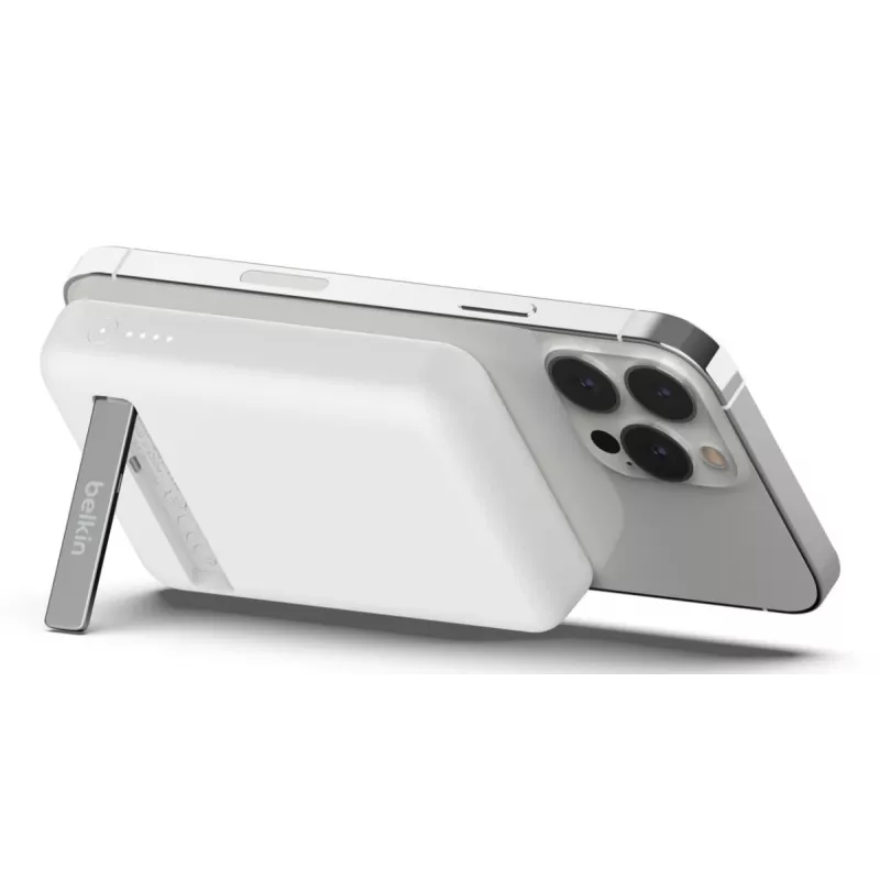 Batería externa inalámbrica magnética BELKIN 5000 mAh Blanca