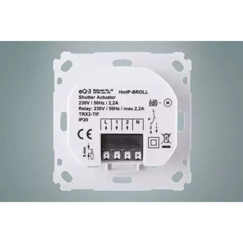 Transmisor Homematic IP HmIP-BROLL Blanco
