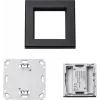 Interruptor de luz Homematic IP 159881A0 — antracita, control por botones, Pila (AAA), IP20, 86×86×19 mm