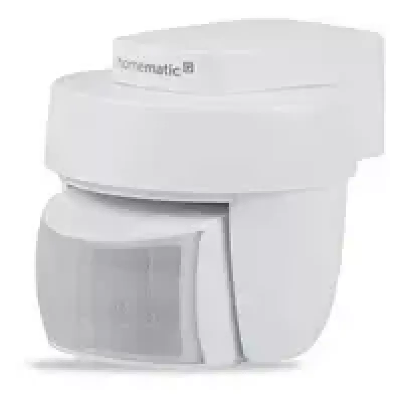 Detector de movimiento exterior Homematic IP HmIP-SMO-2 con sensor de luminosidad, inalámbrico, a pilas