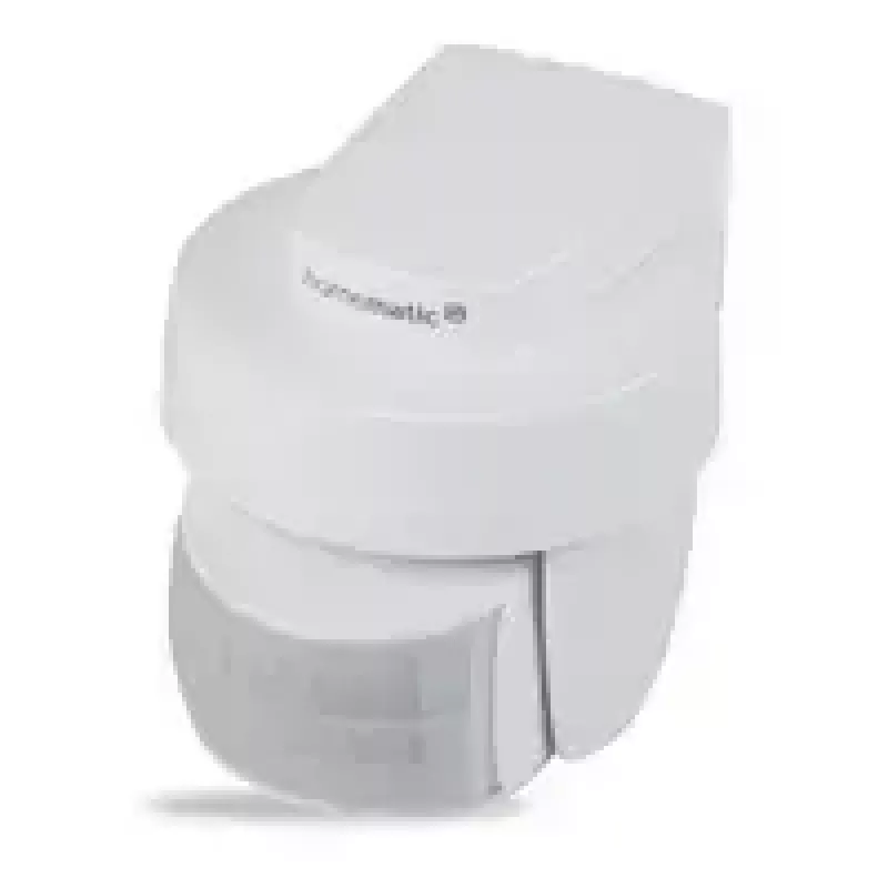 Detector de movimiento exterior Homematic IP HmIP-SMO-2 con sensor de luminosidad, inalámbrico, a pilas