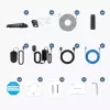 Reolink NVS8-8MB4 (PS4KB01-8) kit de videovigilancia PoE, NVR de 8 canales con HDD de 2 TB + 4 cámaras, 8 MP 4K (3840x2160)