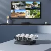 Reolink NVS8-8MB4 (PS4KB01-8) kit de videovigilancia PoE, NVR de 8 canales con HDD de 2 TB + 4 cámaras, 8 MP 4K (3840x2160)