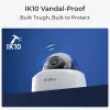 Reolink P437 cámara de seguridad IP domo 4K PoE, 8 MP 3840x2160, zoom óptico 5x 2,7–13,5 mm, visión nocturna en color, H.265, IK10, IP67, microSD hasta 256 GB, blanca
