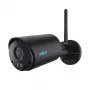 Reolink Argus B320-B cámara IP bullet inalámbrica de exterior 3 MP, batería/solar, Wi-Fi 2,4 GHz, 2304x1296, H.265, audio bidireccional, microSD hasta 128 GB, negra
