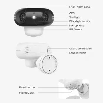 Cámara de vigilancia IP Reolink Argus Series B740X IP66