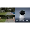 Cámara de seguridad IP Reolink Reolink Argus Series B740X inalámbrica interior/exterior montaje en techo/pared negro/blanco CMOS de 1/2,7 pulgadas giro 0–355° inclinación 0–50° detección 11 m