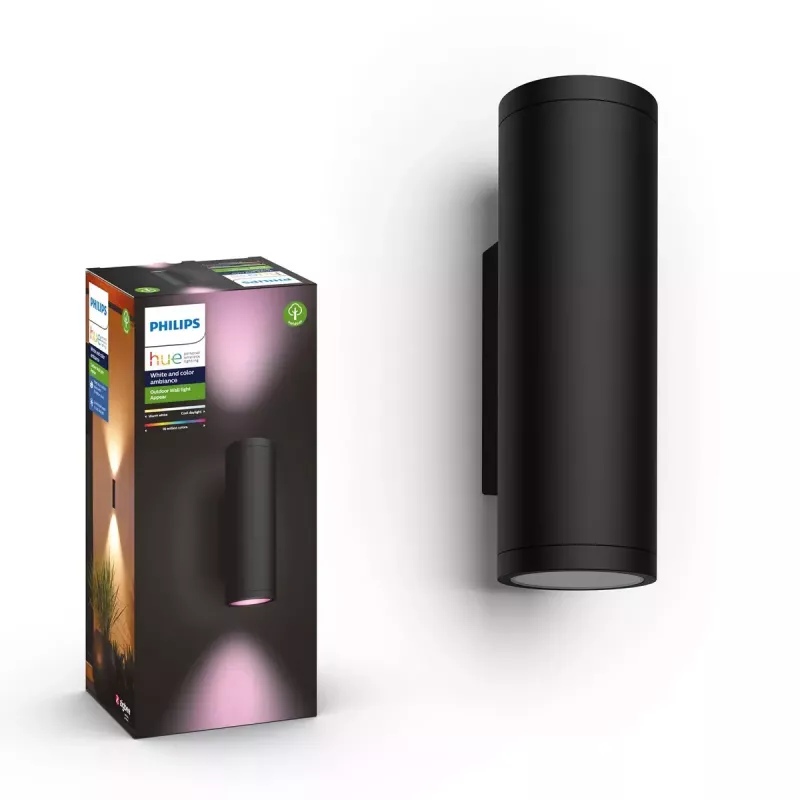 Aplique de pared exterior Philips Hue White and Colour Ambience Appear