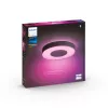 Lámpara de techo inteligente Philips Hue Infuse large negra – White and Color Ambiance, Bluetooth, Ø425×86 mm, 50–60 Hz
