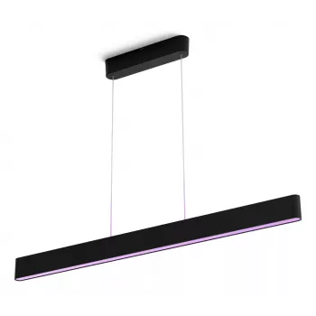 Lámpara colgante inteligente Philips Hue Ensis Negro Bluetooth – lámpara colgante, 220–240 V, 1299×90×40 mm