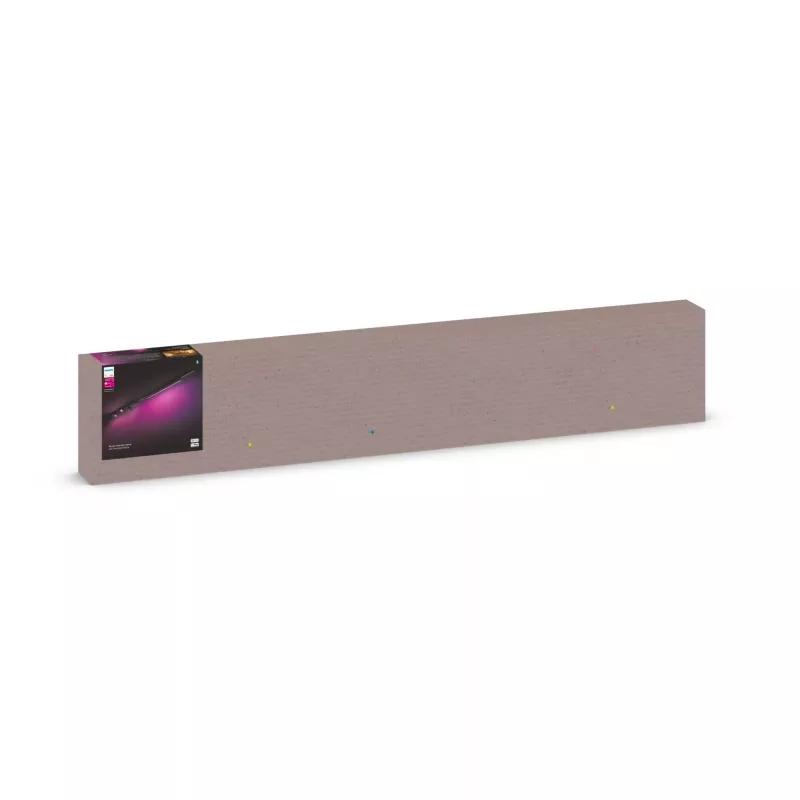 Foco de iluminación inteligente Philips Hue White and Colour Ambience Perifo kit base de techo recto 3 focos 1 regleta de luz
