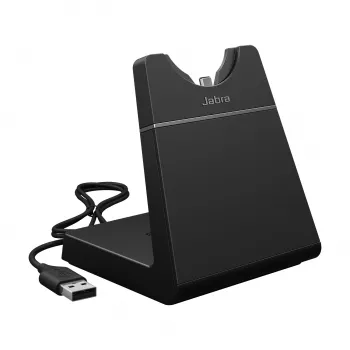 Jabra Engage SE Desk Stand (Stereo/Mono), USB-A, Soporte para auriculares, Negro