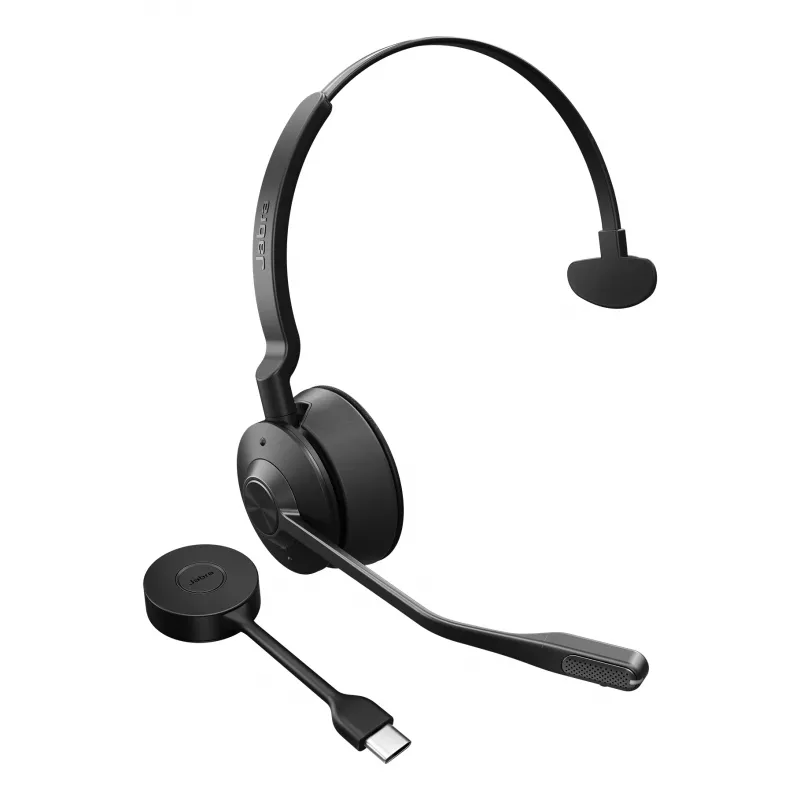 Jabra Engage 55 SE - USB-C UC Mono, EMEA/APAC, inalámbrico, 40 - 16000 Hz, oficina/call center, 57 g, auricular, negro