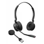 Jabra Engage 55 SE - USB-A UC Estéreo, EMEA/APAC, inalámbrico, 40 - 16000 Hz, oficina/call center, 83 g, auricular, negro