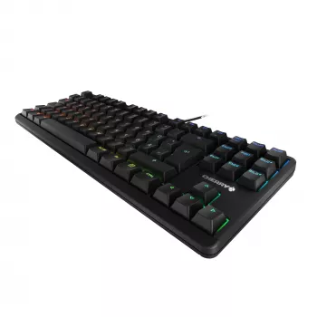 Teclado CHERRY G80-3000N RGB TKL universal USB QWERTZ alemán negro
