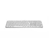 Teclado Logitech MX Keys S universal RF inalámbrico + Bluetooth QWERTZ alemán aluminio blanco