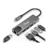 Adaptador multifunción Equip USB-C 5 en 1, HDMI, Gigabit-LAN, USB 3.2 Gen1, 100W USB PD