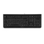 CHERRY KC 1000 teclado universal USB AZERTY belga negro