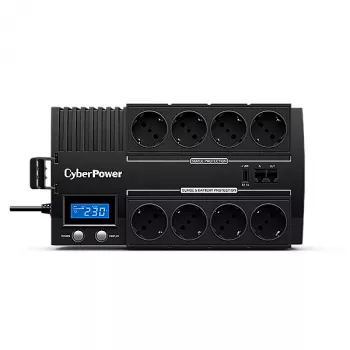 CyberPower BR1200ELCD sistema de alimentación ininterrumpida (SAI) line-interactive 1,2 kVA 720 W 8 tomas de salida AC