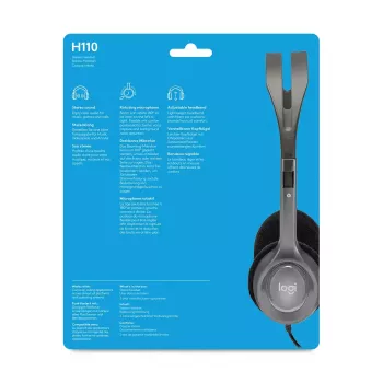 LOGITECH H110 – 3,5 mm – auriculares estéreo