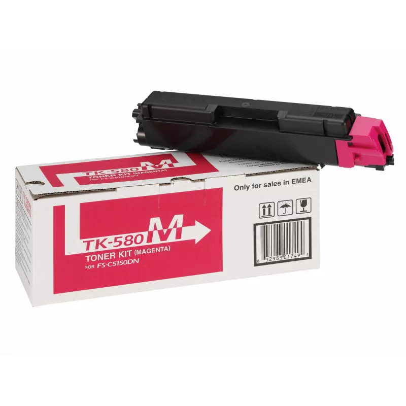 KYOCERA TK-580M cartucho de tóner 1 ud. original magenta