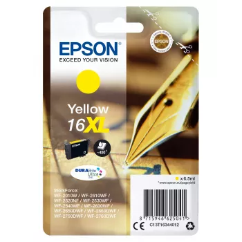 Tinta Epson Bolígrafo y crucigrama pack individual amarillo 16XL DURABrite Ultra