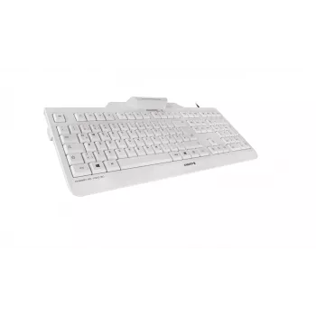 CHERRY KC 1000 SC Office USB QWERTZ Deutsch Gris teclado