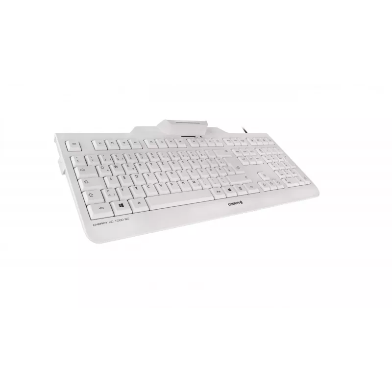 CHERRY KC 1000 SC Office USB QWERTZ Deutsch Gris teclado