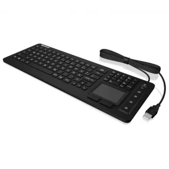Teclado industrial KeySonic KSK-6231 INEL (DE) USB QWERTZ alemán negro